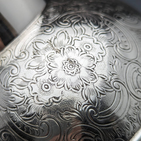 英國復古鍍銀平紋針織水壺